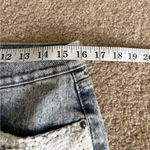 Unif Y2K Jeans Women's Shorts Acid Wash Lace Detail Shred Distressed High Waist 32 Photo 10