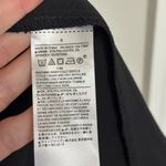 Banana Republic NWT  Factory Satin Collared Wrap Midi Dress in Black - Size 4 Photo 7