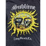Sublime  Long Beach CA Sun Graphic Charcoal Gray T-Shirt Size M Photo 1
