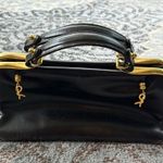 Vintage Roberta di Camerino Leather Doctor Handbag Black Photo 1