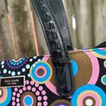 Kate Spade Vintage y2k 2000s multicolor purple pink blue brown shoulder bag purs Photo 3