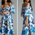 Tracy Reese Plenty by  Off-the-shoulder Puff Sleeve Smocked Dress Photo 1