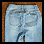 Wonderly  Urban Cowboy Light Wash High Rise Boot Cut Jeans With Tie Closure. gently warn& are in excellent condition. measurements approximately 13” waste x 10” rise x 42” long. Non smoking home. priced to sell at as is condition. Don’t like my price, make reasonable offer! And thank you for checking my closet. Photo 3