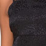 Motel Rocks MOTEL Kaoya Midi Dress - Satin Cheetah Black - Strappy - Small Photo 4