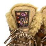 Arapaho Buffy Womens Leather CowHide Lace Up Winter Boots Tan Size 7 Photo 8