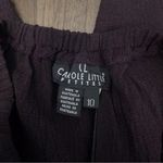 carole little Vintage Dark Purple  Petite Straight Leg Pants Photo 2