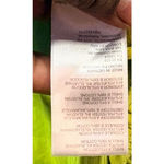 Urban Outfitters  Green Ribbed Puff Sleeve Tie Front Crop Top Size Medium Photo 5