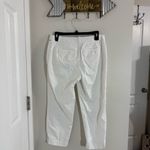 Loft  Women’s Julie Petite White Pants Size 6P with 24” inseam Photo 2