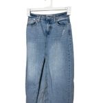 RSQ Women's Blue Denim Maxi Skirt High Rise Slit Size 24 Photo 1