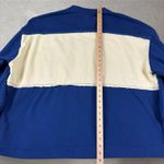 Free People Strawberry Sweatshirt Top Oversized Pullover Colorblock Oceana Sz M Photo 7