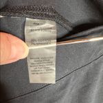 Soft Surroundings  Black Ruched Full Length Leggings Size Large Photo 7