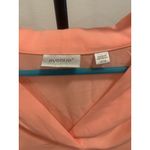 Avenue (F-169) Shorts sleeves womens blouse size 18/20 orange color Photo 3