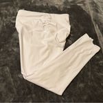 Ododos Leggings Women’s Size Small White Cross Waist Photo 6