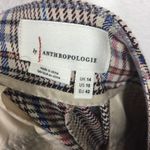 Anthropologie  Malcolm Plaid Tapered Trousers Size 10 High Rise Preppy Minimalist Photo 4