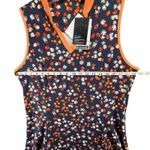 Callaway Golf Mini Dress Womens XL Blue Indigo Floral Opti Dri UPF50 Sporty Photo 5