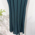 Adelyn Rae  Pilar Knit Ponte Green V Neck Sleeveless Midi Dress One Size Preowned Photo 5