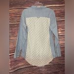 Free People Button Down Denim Shirt. Size Medium. Photo 3