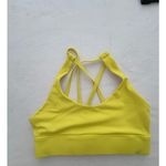 Zyia Active Womens Light & Tight Sports Bra Yellow Size Small Photo 3