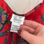 Morgan Taylor Vintage 1990s paisley vow detail satin mini slip dress Photo 3