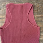 Babaton Aritzia  Winslet Sculpt Knit Ribbed Bodycon Dress Sundried Red XS Photo 2