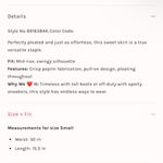 Free People  White Flowy Gaia Skirt Small Photo 3