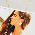 Moon Pendant/ Gold Over Sterling Silve Silver Photo 3