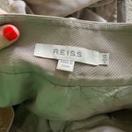 Reiss  silk wool blend ruffle mini skirt tan luxury Photo 3