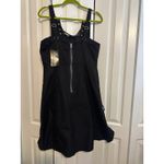 Royal Bones by Tripp Black Dress Lace Up Back Gothic Style Medium NEW Photo 2