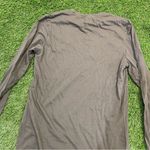 Army Green “Personality” Chameleon Long Sleeve Top Photo 5