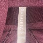 Athleta Women's Steady State Cropped Burgundy Hooded Sweatshirt Size Small Photo 3