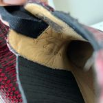 The Office of Angela Scott Mr Jagger Boots Leather Snakeskin Embossed Red Sz 37 Photo 6