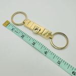 Salvatore Ferragamo  Gancini Gold Tone Key Ring Detachable Photo 10