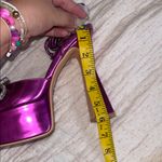 Bebe Fuchsia Platform Heels with Bow Detail Pink Size 7.5 Photo 4