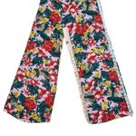 XIX Palms Anthropologie Floral Wide Leg Pants Womens 2 Pink High Rise Hawaii Photo 5