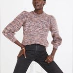 Madewell  Space-Dyed Eaton Puff-Sleeve Pullover Sweater Photo 0