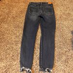 American Eagle Hi Rise Jegging Crop Jean Distressed Ripped Button Fly Women Sz 8 Blue Photo 7