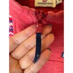 Vineyard Vines  Shirt Women Medium Red Whale Isle‎ Quarter Zip Pullover Preppy Photo 9