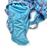 Bleu Rod Beattie St. Tropez Printed Plunge Halter One-Piece Swimsuit 8 Photo 3