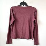 joe's jeans Joe’s‎ Jeans Twist Neck Long Sleeve Top Vineyard Wine Red M Photo 5