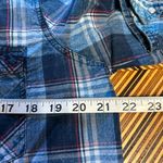 Earl Jeans Blue Plaid Button Down Shirt Size XL Photo 2