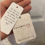 Free People  White Lace Bralette with Floral Design size large Photo 6