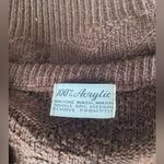 100% Acrylic Brown Sweater Vest Photo 2