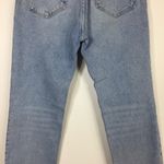 ZARA  Distressed Crop Jeans Raw Hem Photo 8