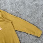 alpenglow Women’s Happiest Outside Crewneck Sweatshirt Longsleeve in Mustard XL Yellow Photo 5