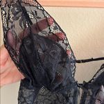 Victoria's Secret Vintage  Y2k black lace sexy thong Bodysuit Teddy Lingerie S Photo 1