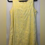 Simply Noelle  Sleeveless Yellow Damask Dress- S/M (8-10) Photo 0