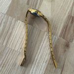 Pierre Vallee Gold Plated Vintage Ladies Watch Black Dial Gold Plated Bracelet Photo 7