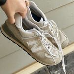 New Balance Cream and White Athletic Shoes Photo 0