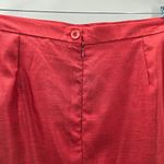 Red Midi Pencil Executive Party Christmas Holiday Zip Skirt Plus 16W Photo 2