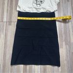 BCBGMAXAZRIA Dress with Chic Black Pencil Skirt & White Top w/Necklace Small Photo 1